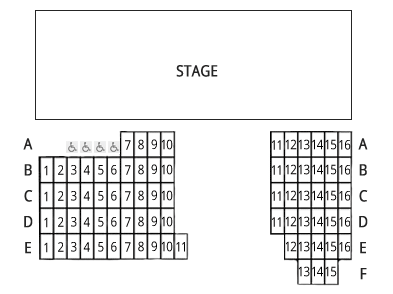 Seating Chart. Call 804-282-2620