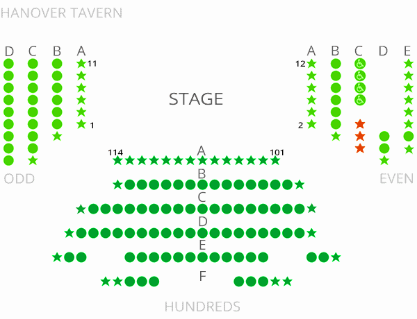 Seating Chart. Call 804-282-2620